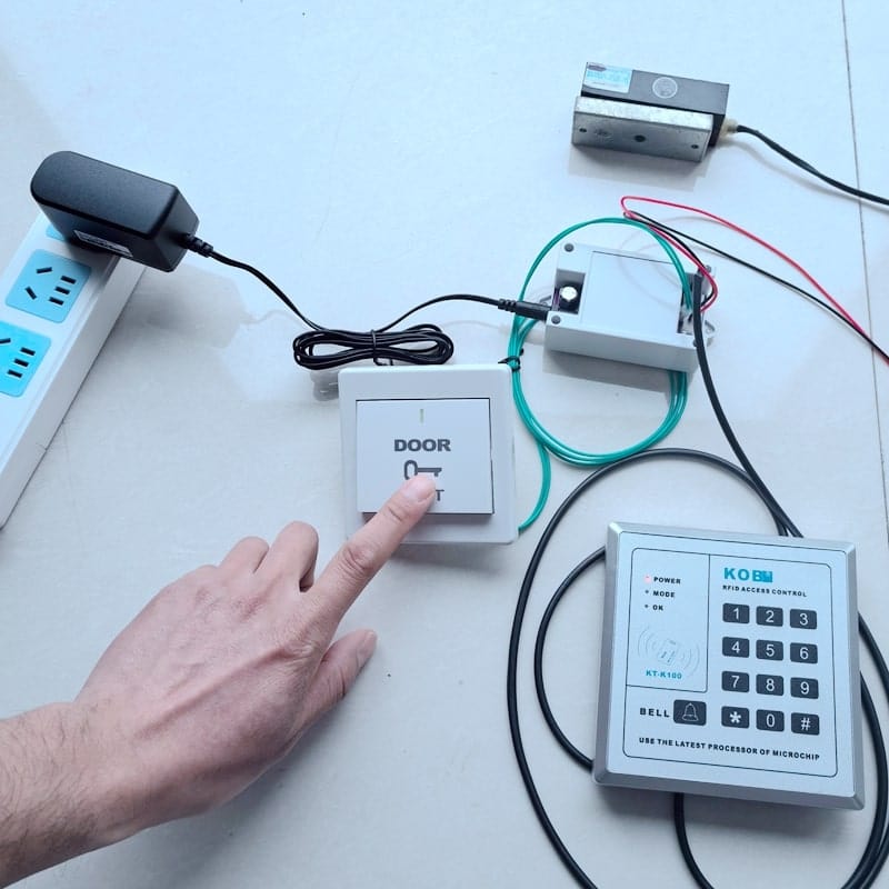 exit button prop for escape room