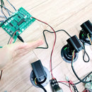 real life game puzzle green laser